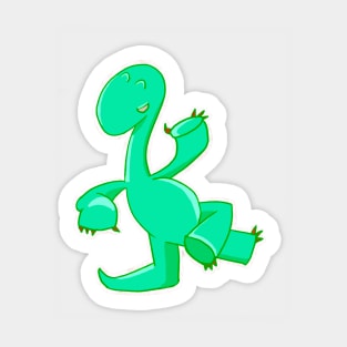 Happy Cheerful Dinosaur Sticker